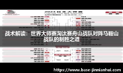 战术解读：世界大师赛淘汰赛舟山战队对阵马鞍山战队的制胜之道